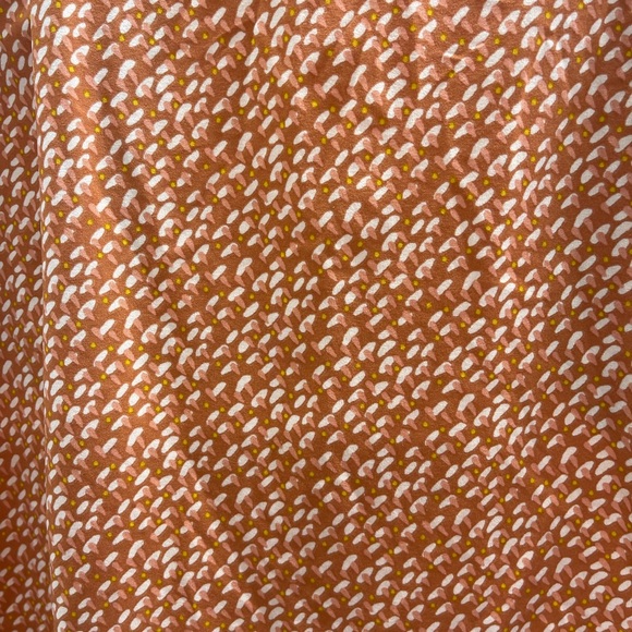 Toad&Co Warm Orange Patterned Maxi Skirt - Picture 3 of 4